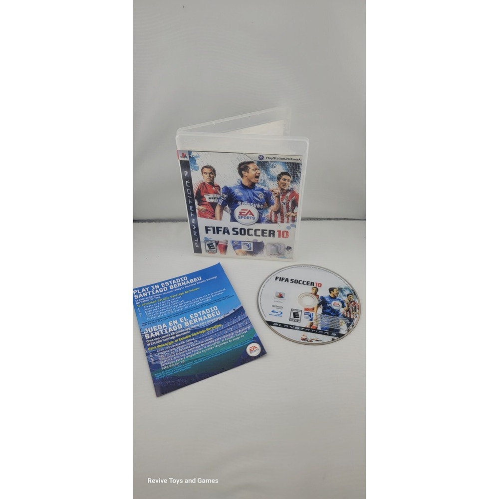 FIFA Soccer 10 (Sony PlayStation 3, PS3, 2009) Game and Case Tested and Working